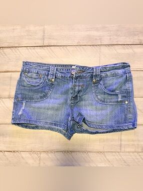 Women’s Mudd Blue Denim Shorts Size 11 Juniors